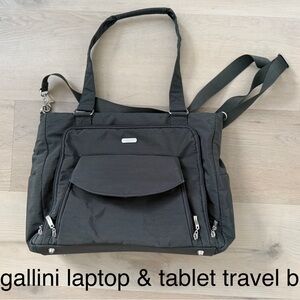Baggallini Gray Laptop & Tablet Travel Bag